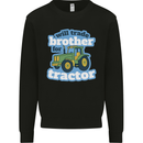 Will Trade Brother For Tractor Farming Mens Sweatshirt Jumper Black