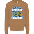 Will Trade Brother For Tractor Farming Mens Sweatshirt Jumper Caramel Latte