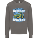 Will Trade Brother For Tractor Farming Mens Sweatshirt Jumper Charcoal