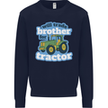 Will Trade Brother For Tractor Farming Mens Sweatshirt Jumper Navy Blue