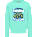 Will Trade Brother For Tractor Farming Mens Sweatshirt Jumper Peppermint