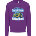 Will Trade Brother For Tractor Farming Mens Sweatshirt Jumper Purple