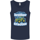 Will Trade Brother For Tractor Farming Mens Vest Tank Top Navy Blue