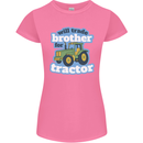 Will Trade Brother For Tractor Farming Womens Petite Cut T-Shirt Azalea