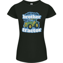 Will Trade Brother For Tractor Farming Womens Petite Cut T-Shirt Black