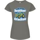 Will Trade Brother For Tractor Farming Womens Petite Cut T-Shirt Charcoal
