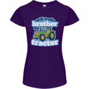 Will Trade Brother For Tractor Farming Womens Petite Cut T-Shirt Purple