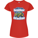 Will Trade Brother For Tractor Farming Womens Petite Cut T-Shirt Red