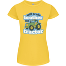Will Trade Brother For Tractor Farming Womens Petite Cut T-Shirt Yellow
