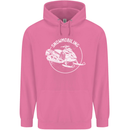Winter Sports A Snowmobile Childrens Kids Hoodie Azalea