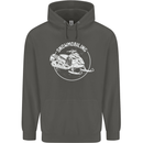 Winter Sports A Snowmobile Childrens Kids Hoodie Storm Grey