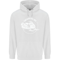 Winter Sports A Snowmobile Childrens Kids Hoodie White