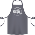 Winter Sports A Snowmobile Cotton Apron 100% Organic Steel