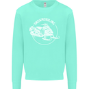 Winter Sports A Snowmobile Kids Sweatshirt Jumper Peppermint