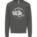 Winter Sports A Snowmobile Kids Sweatshirt Jumper Storm Grey