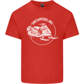 Winter Sports A Snowmobile Kids T-Shirt Childrens Red