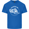 Winter Sports A Snowmobile Mens Cotton T-Shirt Tee Top Royal Blue