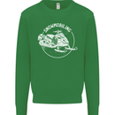Winter Sports A Snowmobile Mens Sweatshirt Jumper Irish Green