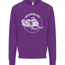 Winter Sports A Snowmobile Mens Sweatshirt Jumper Purple