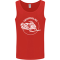 Winter Sports A Snowmobile Mens Vest Tank Top Red