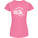Winter Sports A Snowmobile Womens Petite Cut T-Shirt Azalea