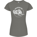 Winter Sports A Snowmobile Womens Petite Cut T-Shirt Charcoal