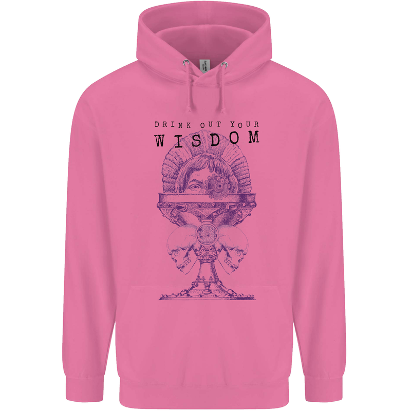 Wisdom Goblet Obscure Makabra Childrens Kids Hoodie Azalea
