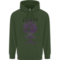 Wisdom Goblet Obscure Makabra Childrens Kids Hoodie Forest Green