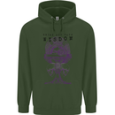 Wisdom Goblet Obscure Makabra Childrens Kids Hoodie Forest Green