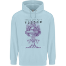 Wisdom Goblet Obscure Makabra Childrens Kids Hoodie Light Blue