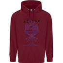 Wisdom Goblet Obscure Makabra Childrens Kids Hoodie Maroon