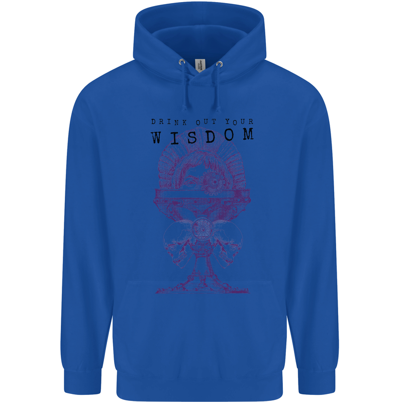 Wisdom Goblet Obscure Makabra Childrens Kids Hoodie Royal Blue