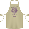 Wisdom Goblet Obscure Makabra Cotton Apron 100% Organic Khaki