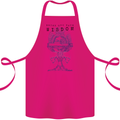 Wisdom Goblet Obscure Makabra Cotton Apron 100% Organic Pink