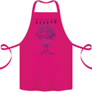 Wisdom Goblet Obscure Makabra Cotton Apron 100% Organic Pink
