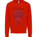 Wisdom Goblet Obscure Makabra Kids Sweatshirt Jumper Bright Red