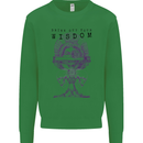 Wisdom Goblet Obscure Makabra Kids Sweatshirt Jumper Irish Green