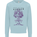 Wisdom Goblet Obscure Makabra Kids Sweatshirt Jumper Light Blue