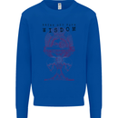 Wisdom Goblet Obscure Makabra Kids Sweatshirt Jumper Royal Blue