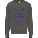 Wisdom Goblet Obscure Makabra Kids Sweatshirt Jumper Storm Grey