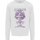 Wisdom Goblet Obscure Makabra Kids Sweatshirt Jumper White