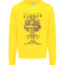 Wisdom Goblet Obscure Makabra Kids Sweatshirt Jumper Yellow