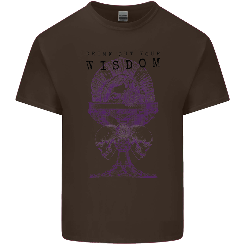 Wisdom Goblet Obscure Makabra Kids T-Shirt Childrens Chocolate