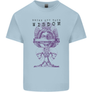 Wisdom Goblet Obscure Makabra Kids T-Shirt Childrens Light Blue