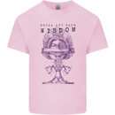 Wisdom Goblet Obscure Makabra Kids T-Shirt Childrens Light Pink