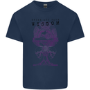 Wisdom Goblet Obscure Makabra Kids T-Shirt Childrens Navy Blue