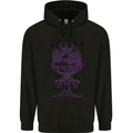 Wisdom Goblet Obscure Makabra Mens 80% Cotton Hoodie Black