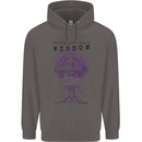 Wisdom Goblet Obscure Makabra Mens 80% Cotton Hoodie Charcoal
