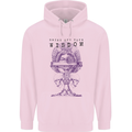 Wisdom Goblet Obscure Makabra Mens 80% Cotton Hoodie Light Pink