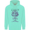 Wisdom Goblet Obscure Makabra Mens 80% Cotton Hoodie Peppermint
